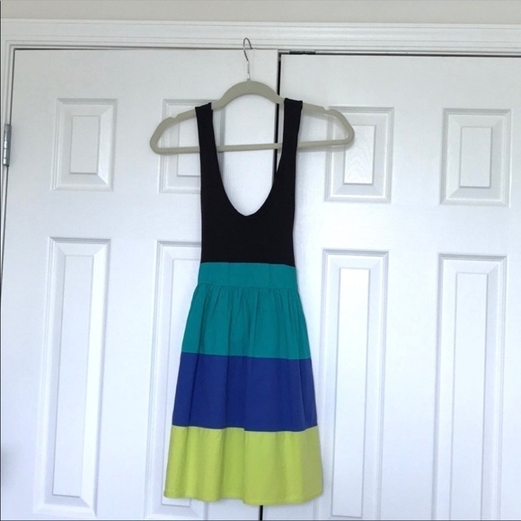 O’Neill Dress color block Tea Party Style Size L - Picture 3 of 5